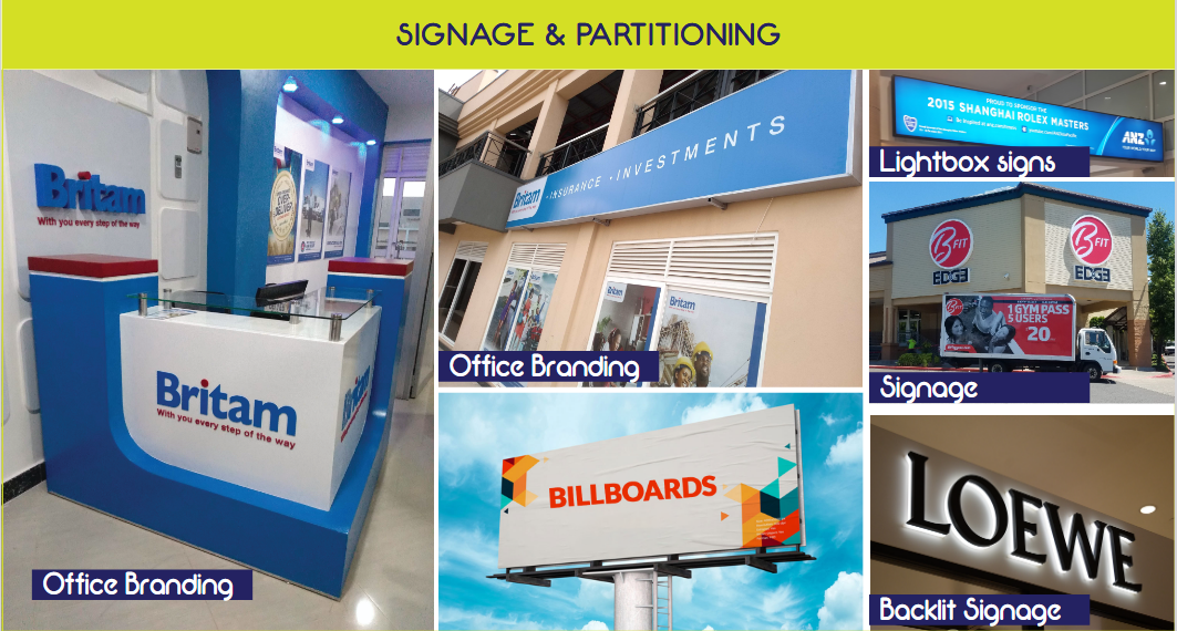Signage & Partition
